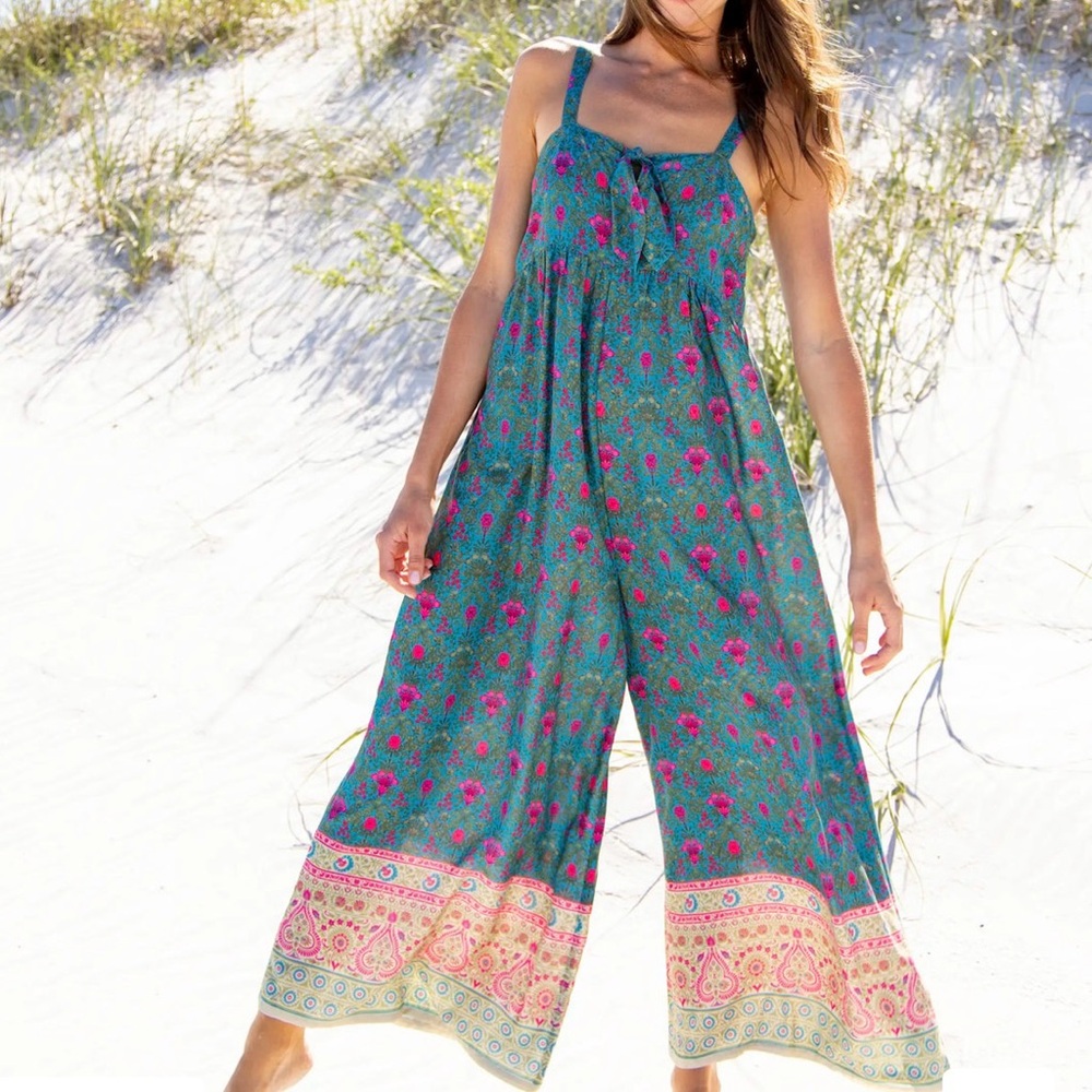 Patti Tie-Front Jumpsuit